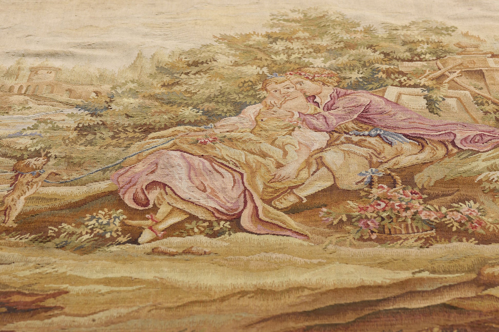 4 x 6 Francois Boucher Reproduction Rococo Tapestry 73697