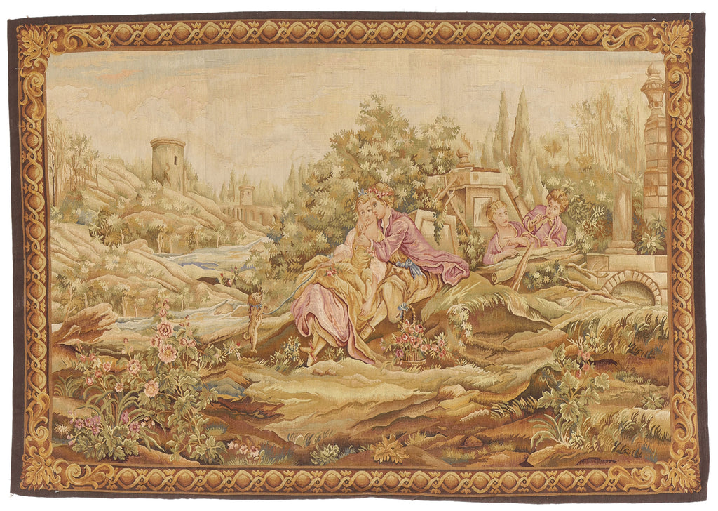 4 x 6 Francois Boucher Reproduction Rococo Tapestry 73697