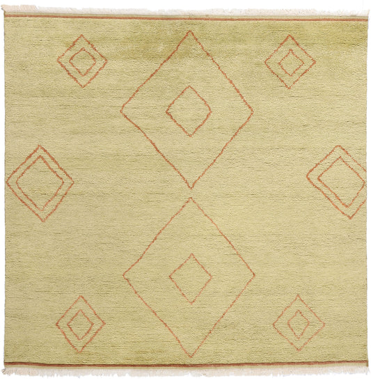 8 x 8 Golden Mesa Modern Moroccan Rug 31230
