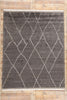8 x 10 Urban Shadow Modern Gray Moroccan Rug 31211