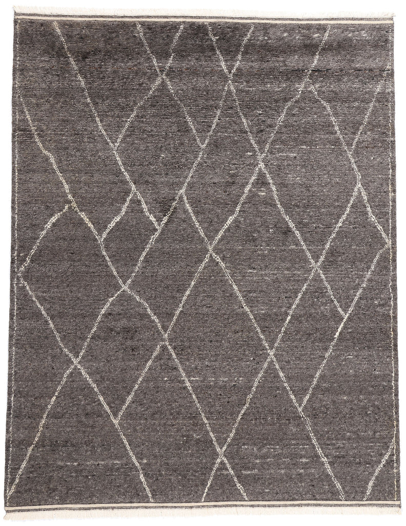 8 x 10 Urban Shadow Modern Gray Moroccan Rug 31211