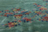 9 x 11 Vintage Green Chinese Art Deco Rug 79112