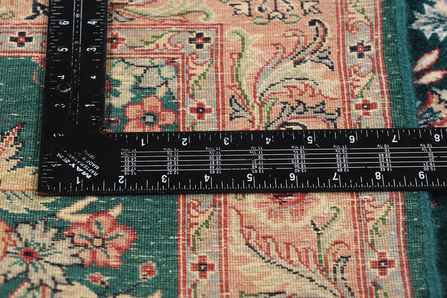 4 x 6 Vintage Pakistani Aubusson Garden Trellis Rug 79120