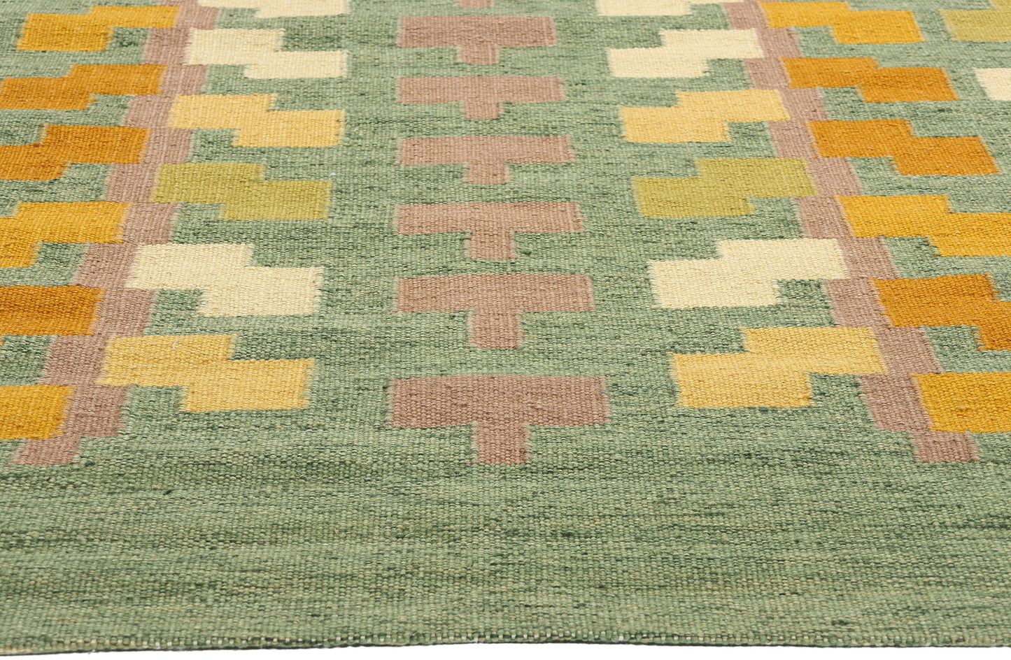 8 x 10 Scandinavian Modern Swedish Inspired Kilim Rug 31125