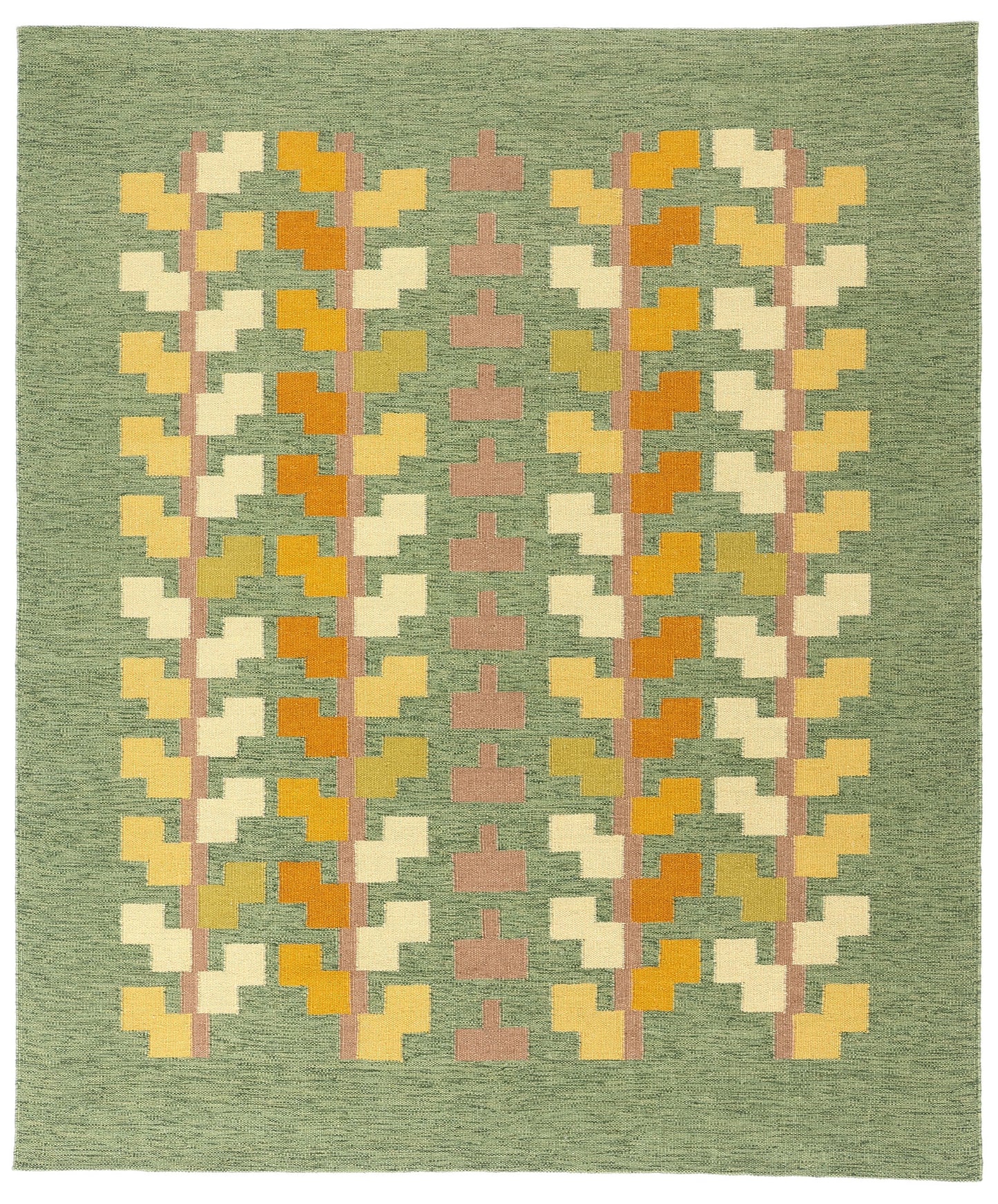 8 x 10 Scandinavian Modern Swedish Inspired Kilim Rug 31125