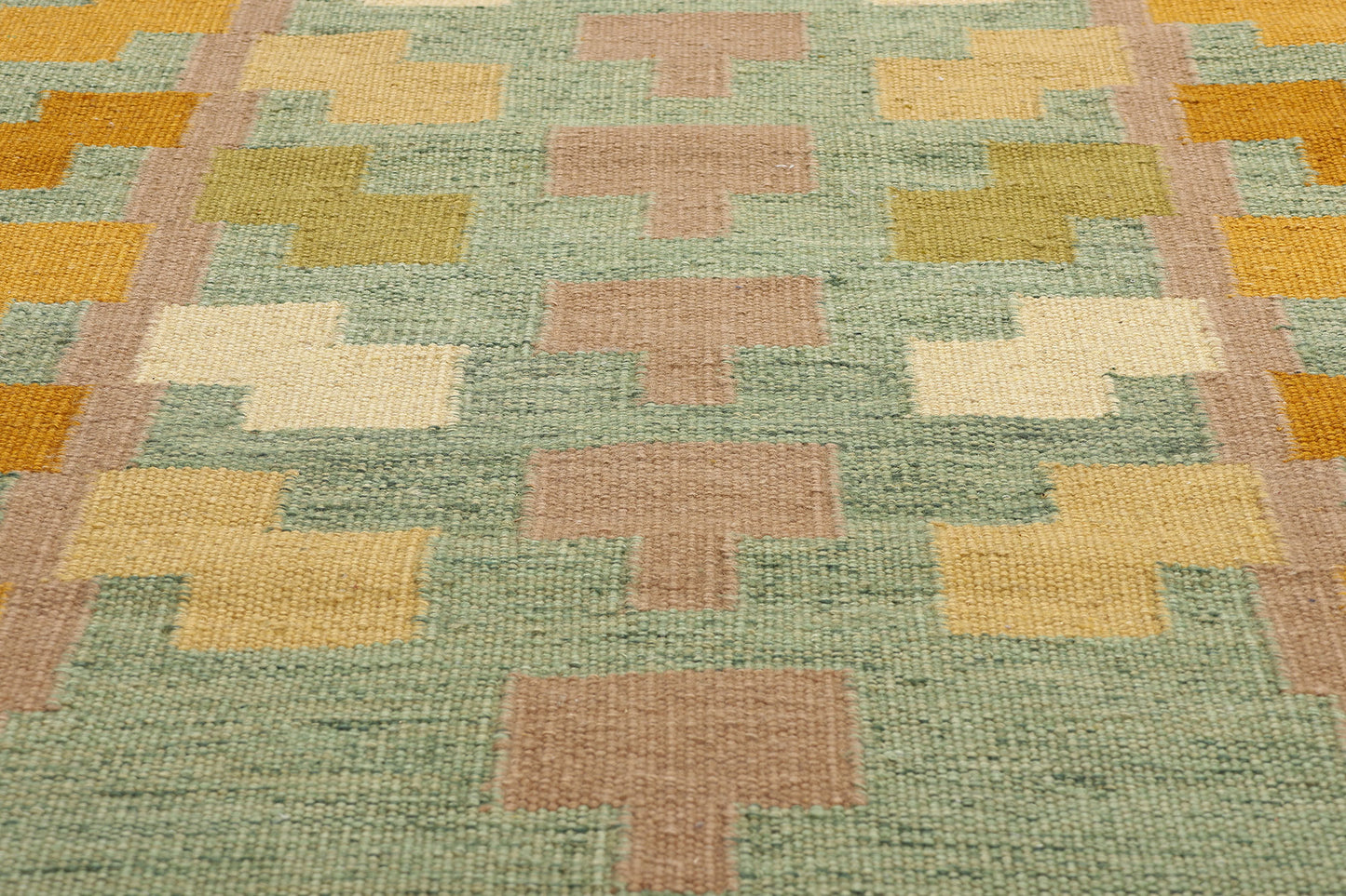 8 x 10 Scandinavian Modern Swedish Inspired Kilim Rug 31126