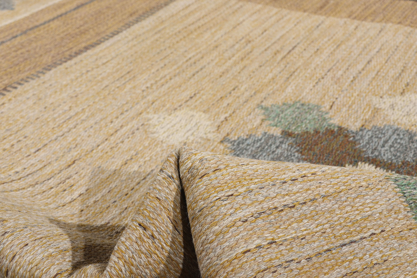 4 x 7 Ingegerd Silow Vintage Swedish Rollakan Rug 79059