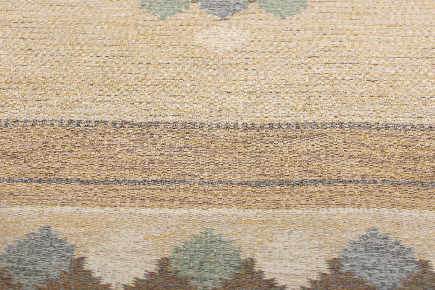 4 x 7 Ingegerd Silow Vintage Swedish Rollakan Rug 79059