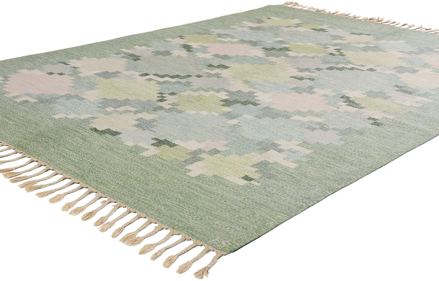 5 x 8 Ingegerd Silow Vintage Swedish Rollakan Rug 79053