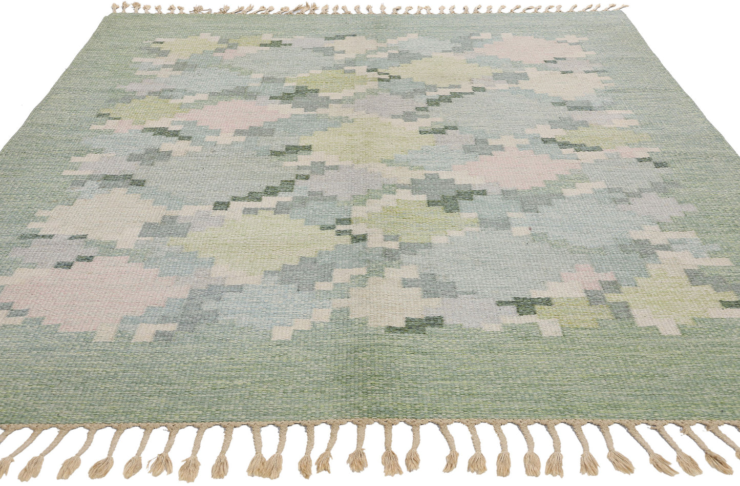 5 x 8 Ingegerd Silow Vintage Swedish Rollakan Rug 79053