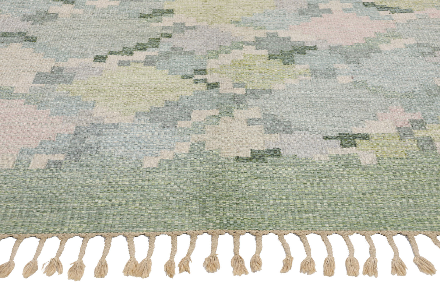 5 x 8 Ingegerd Silow Vintage Swedish Rollakan Rug 79053