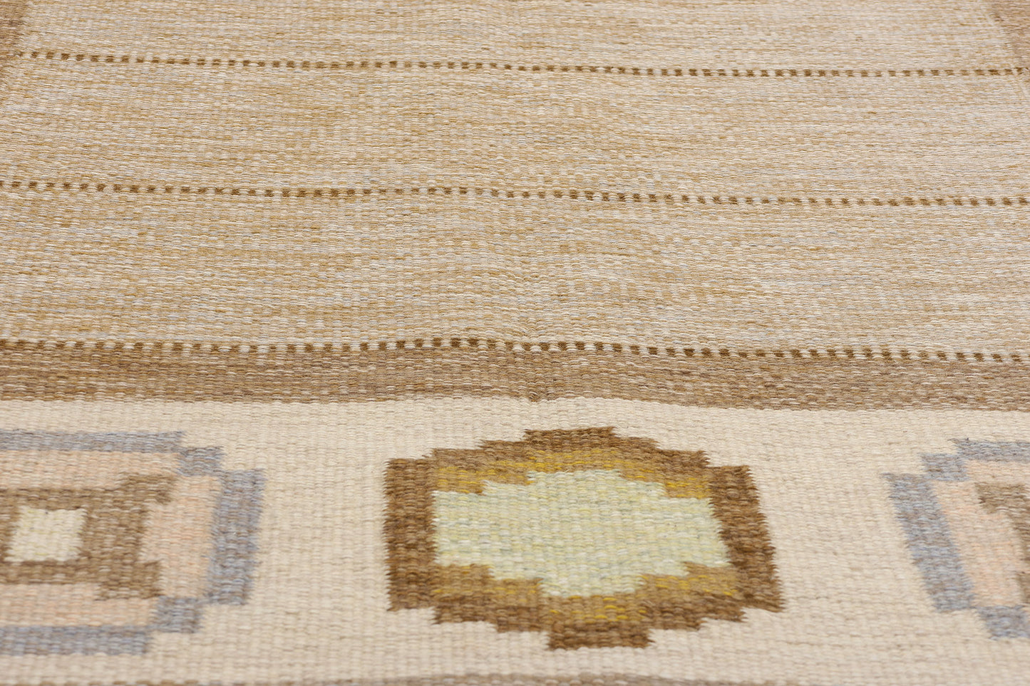 5 x 8 Ingegerd Silow Vintage Swedish Rollakan Rug 79056