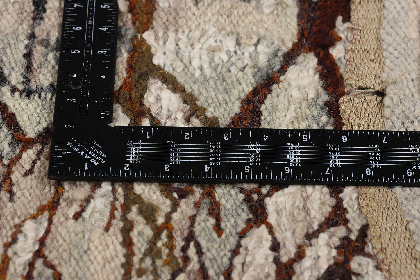 3 x 4 Vintage Polish Zimowe Miasto Gobelin Tapestry 79064
