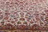 7 x 10 Antique Ivory Persian Silk Kashan Rug 61318