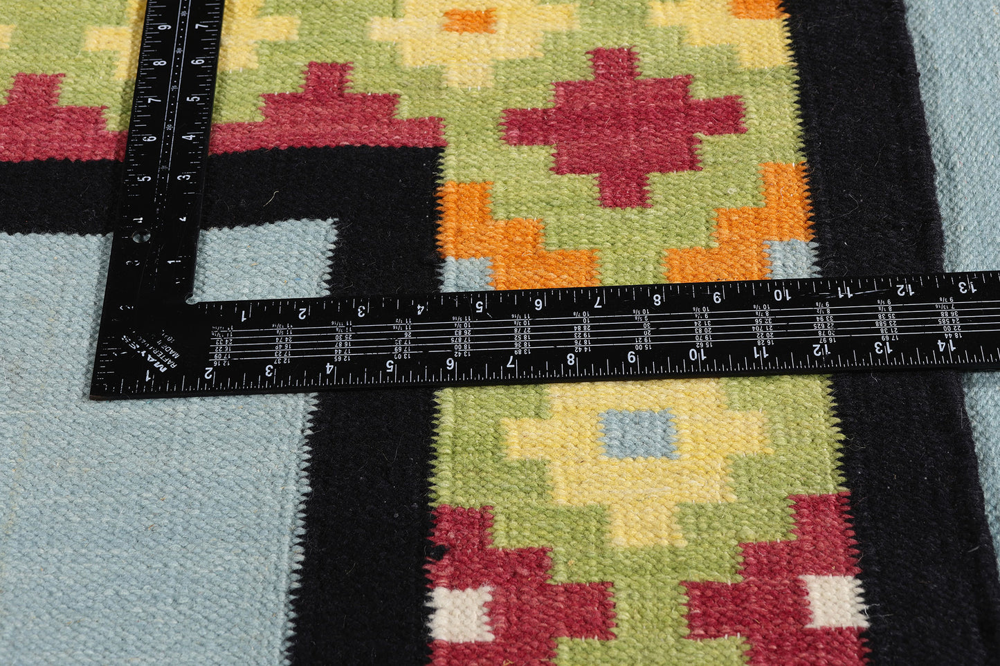 8 x 10 Light Blue Indian Kilim Rug 31350