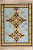 9 x 12 Light Blue Indian Kilim Rug 31349