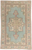 6 x 9 Vintage Pastel Turkish Oushak Rug 53992