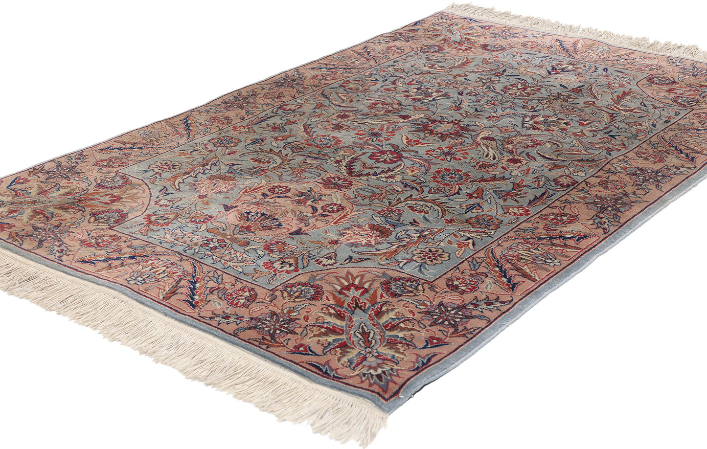 3 x 5 Vintage Chinese Vase Tabriz Rug 79017