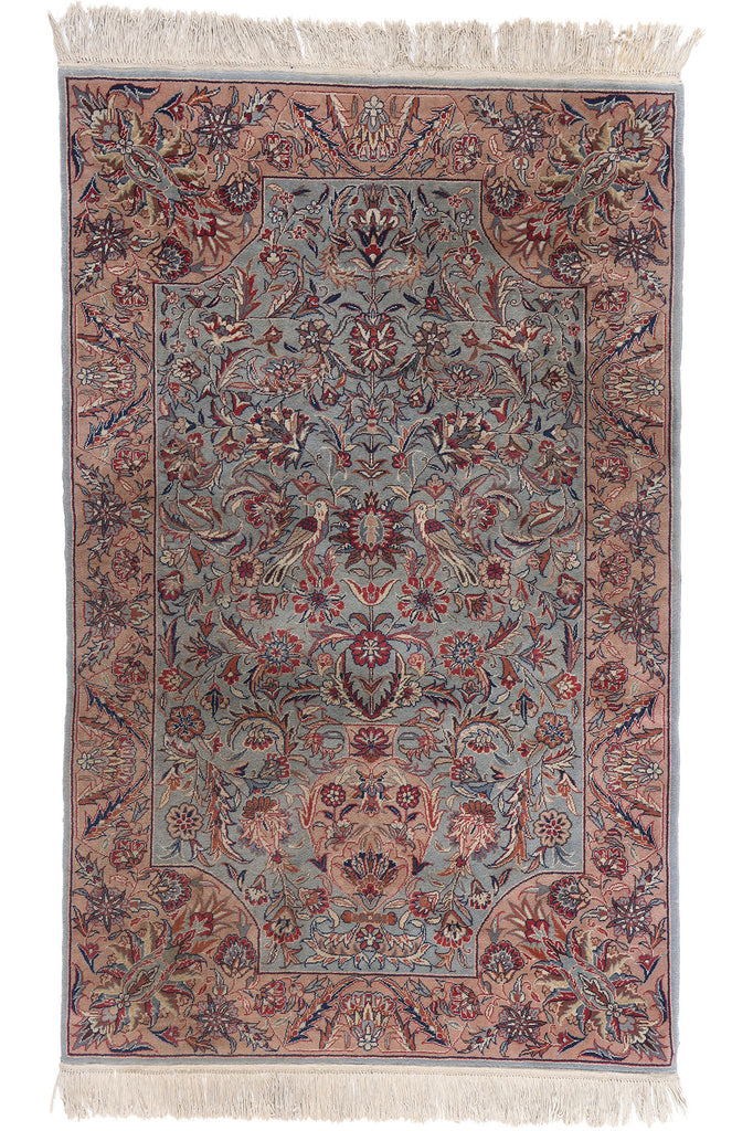 3 x 5 Vintage Chinese Vase Tabriz Rug 79017