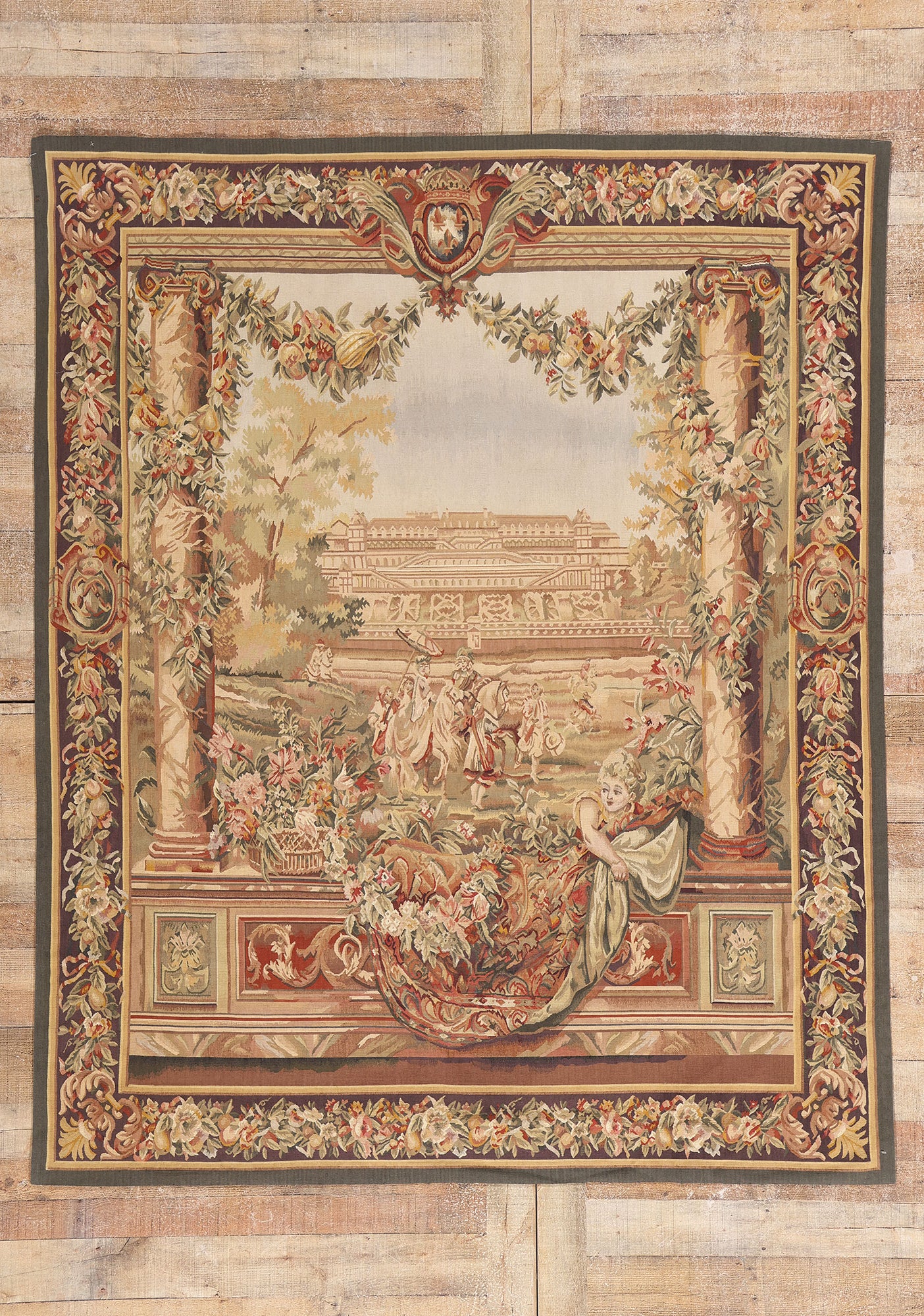 6 x 7 Gobelins Reproduction Tapestry 73692