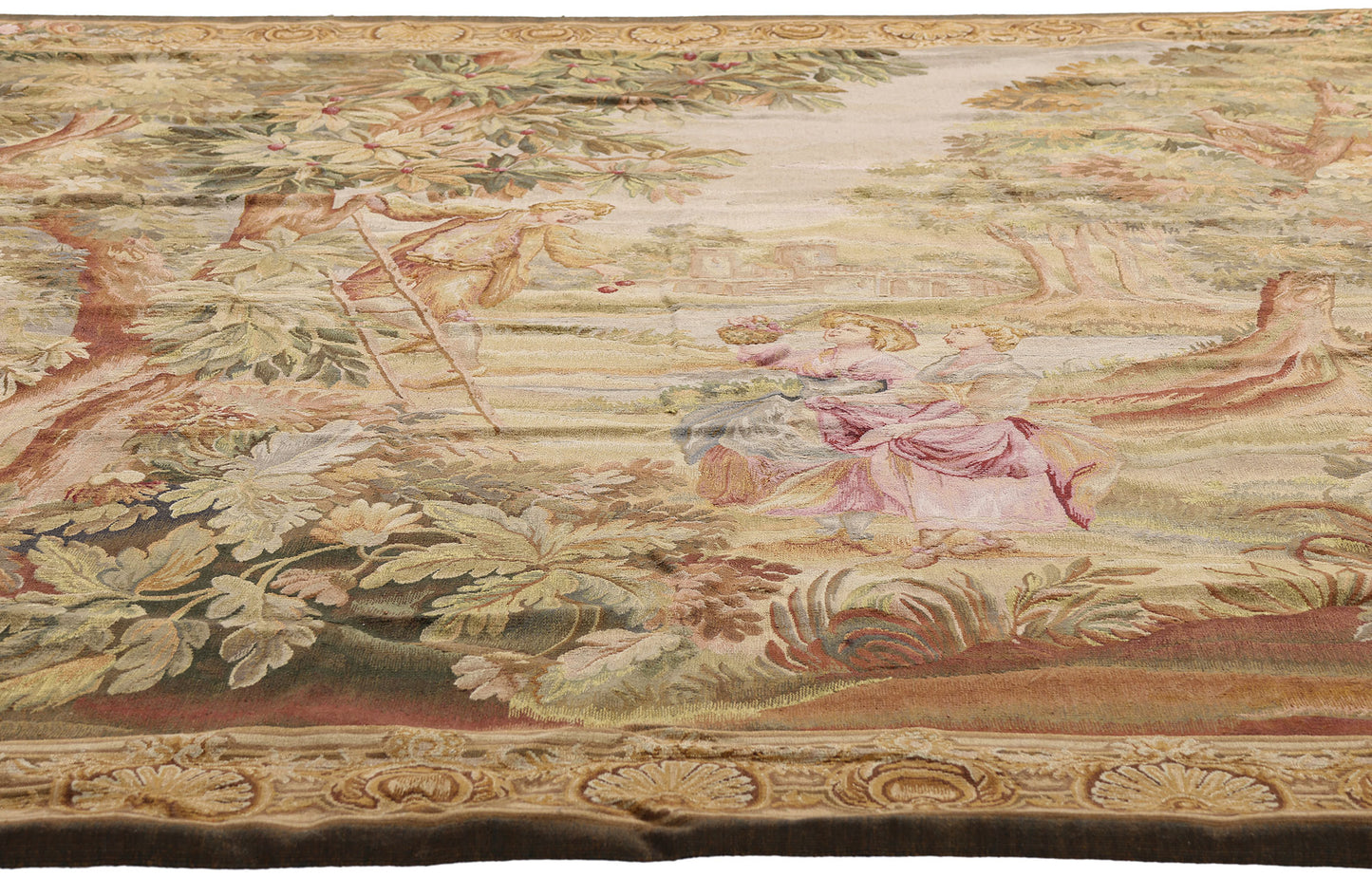 7 x 7 - Multicolor Chinese Tapestry Rug - 73700