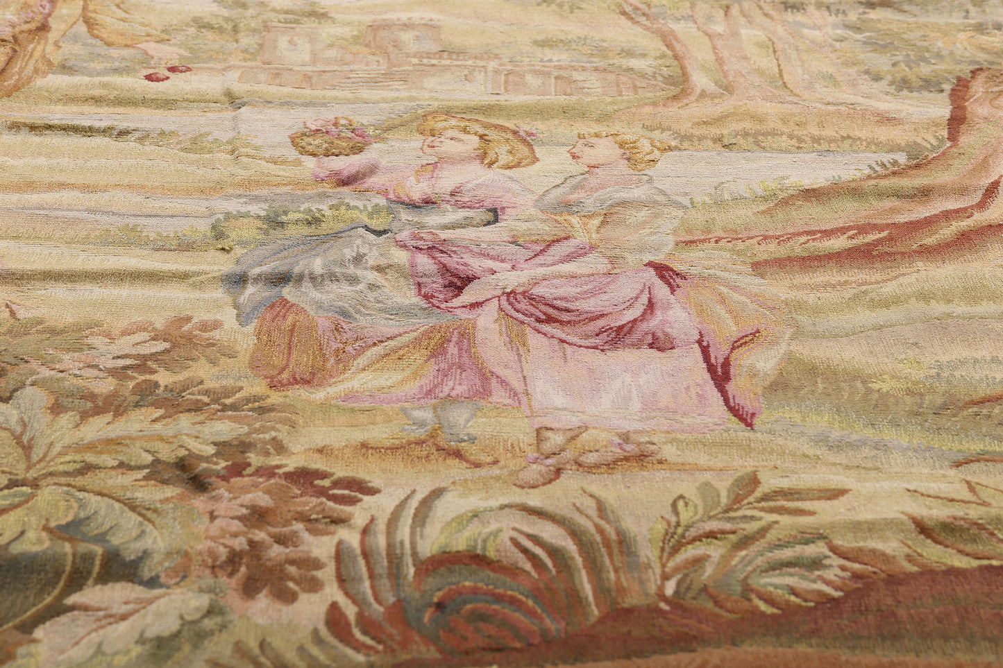 7 x 7 - Multicolor Chinese Tapestry Rug - 73700