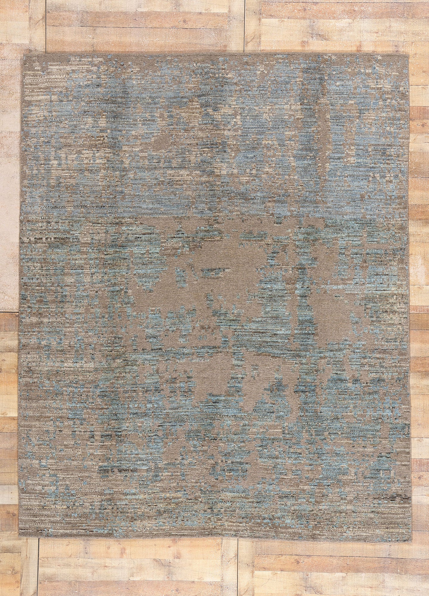 8 x 10 Modern Abstract Pakistani Soumak Rug 81142