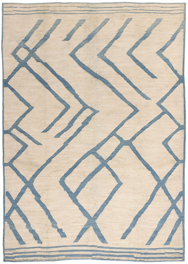 9 x 12 Modern Abstract Flow Moroccan Rug 81165