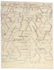 9 x 11 Ivory Modern Bauhaus Moroccan Rug 80287