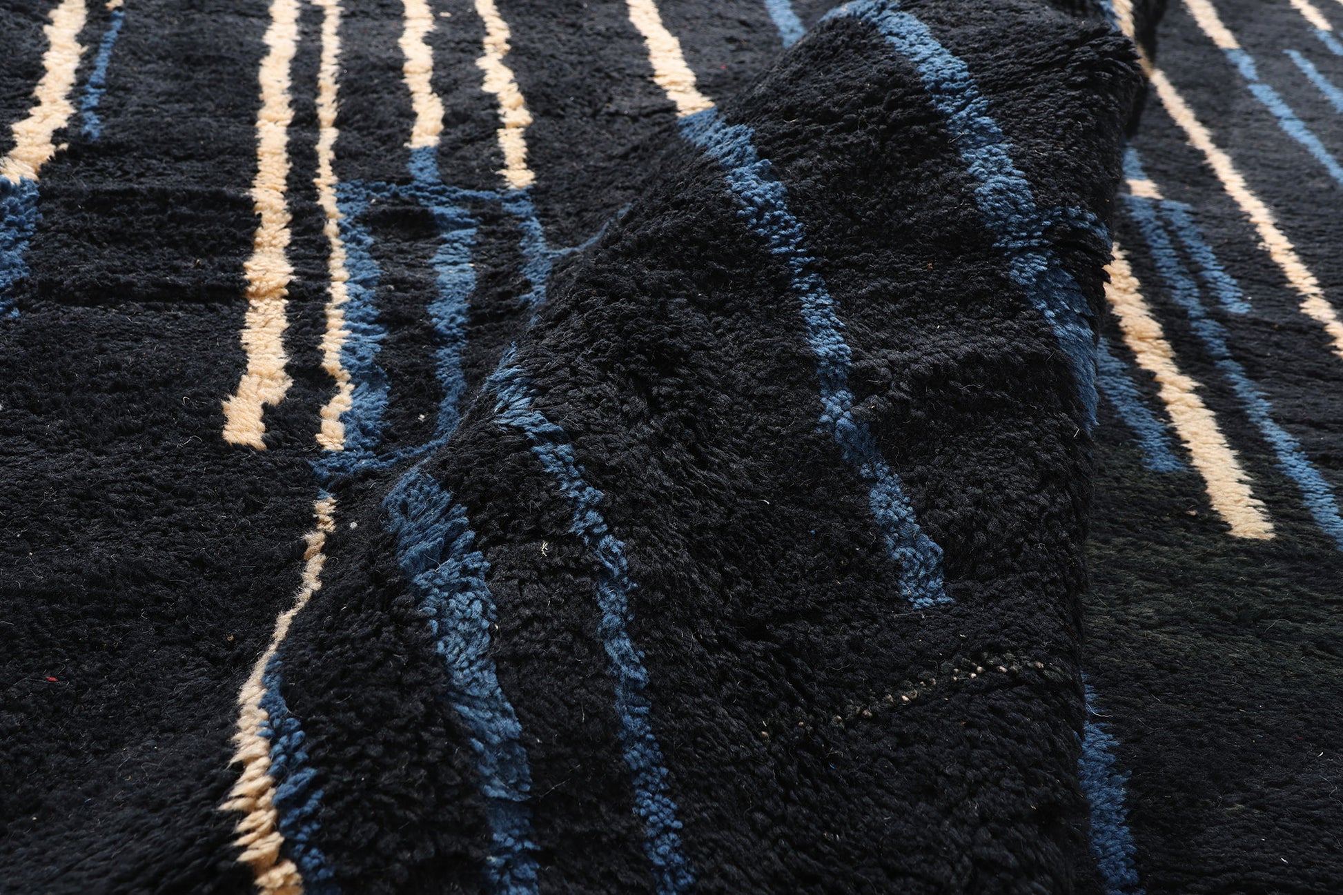 10 x 14 - Modern Beni Mrirt Moroccan Rug - 21646