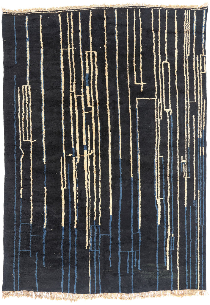 10 x 14 - Modern Beni Mrirt Moroccan Rug - 21646