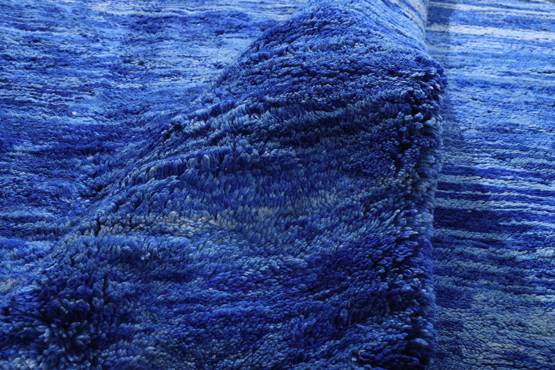 12 x 14 - Blue Beni Mrirt Moroccan Rug - 21168