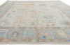 10 x 13 Modern Light Gray Turkish Oushak Rug 54013