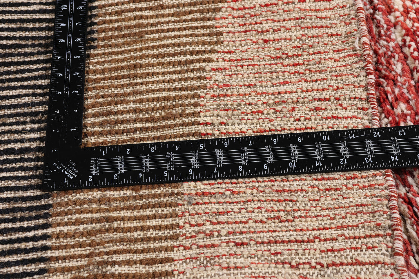 10 x 14 - Red Pakistani Moroccan Rug - 81015