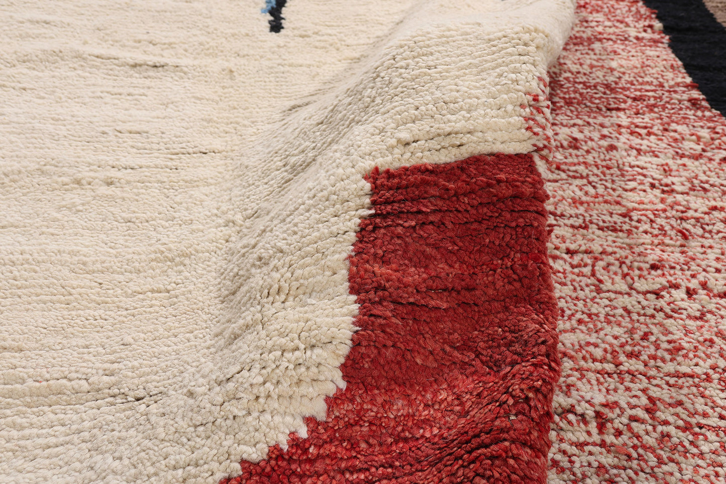 10 x 14 - Red Pakistani Moroccan Rug - 81015