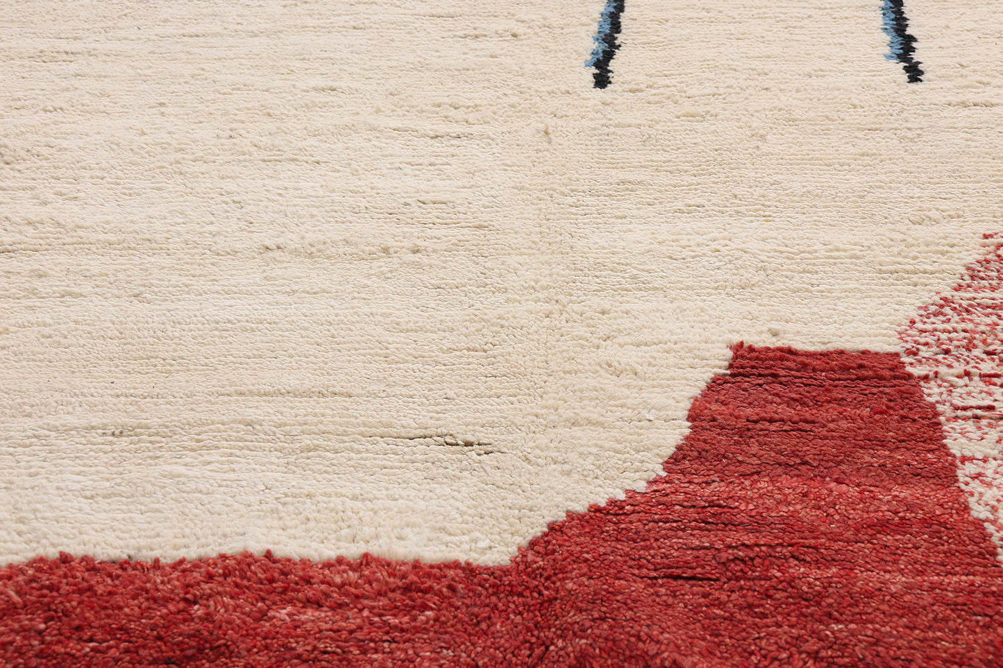 10 x 14 - Red Pakistani Moroccan Rug - 81015