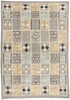 9 x 12 Modern Checkered Sahara Soumak Rug 81167