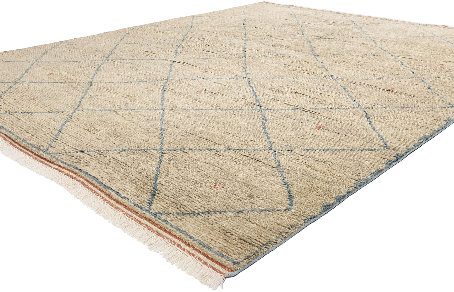 8 x 10 Azure Desert Diamond Modern Moroccan Rug 31231