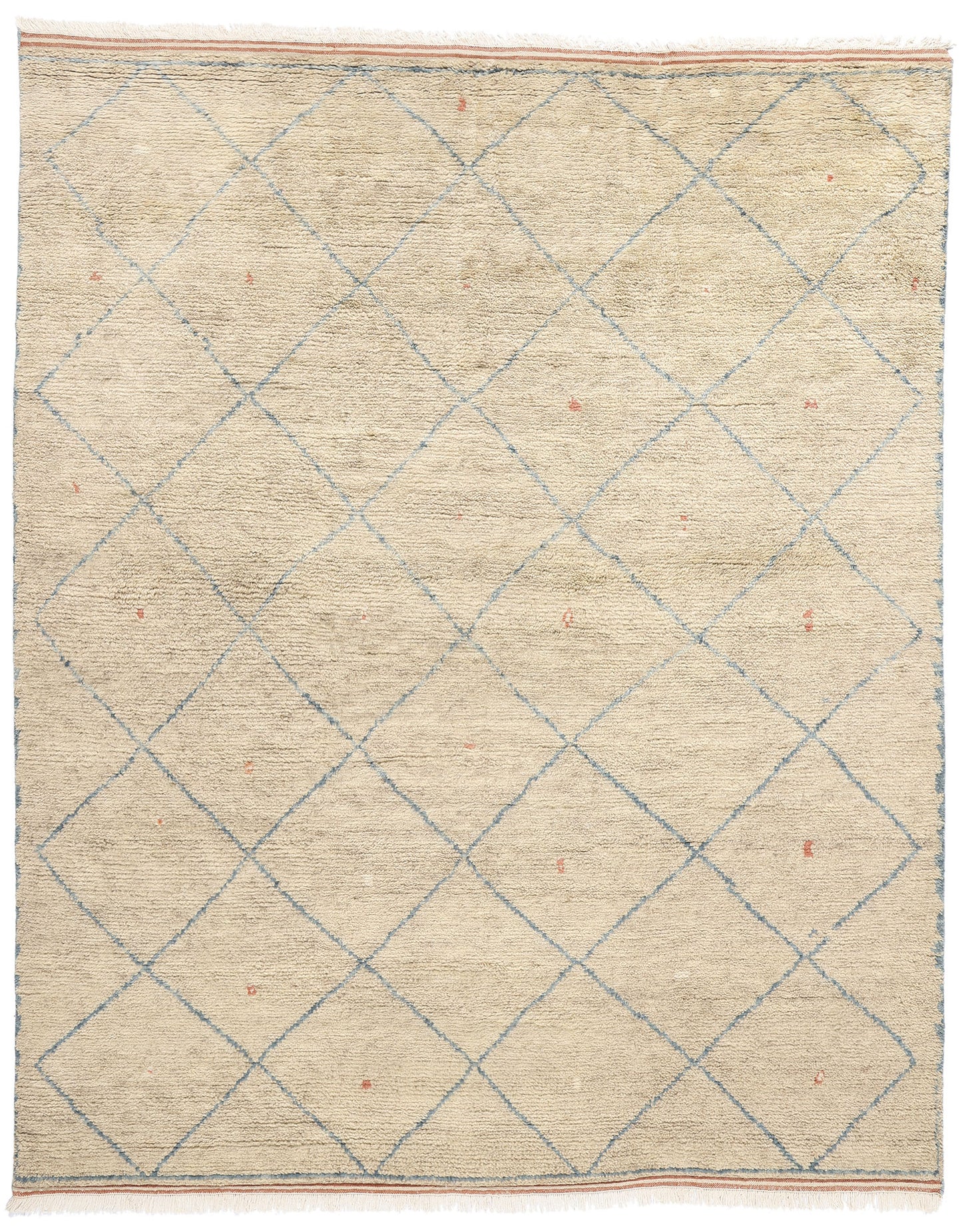 8 x 10 Azure Desert Diamond Modern Moroccan Rug 31231