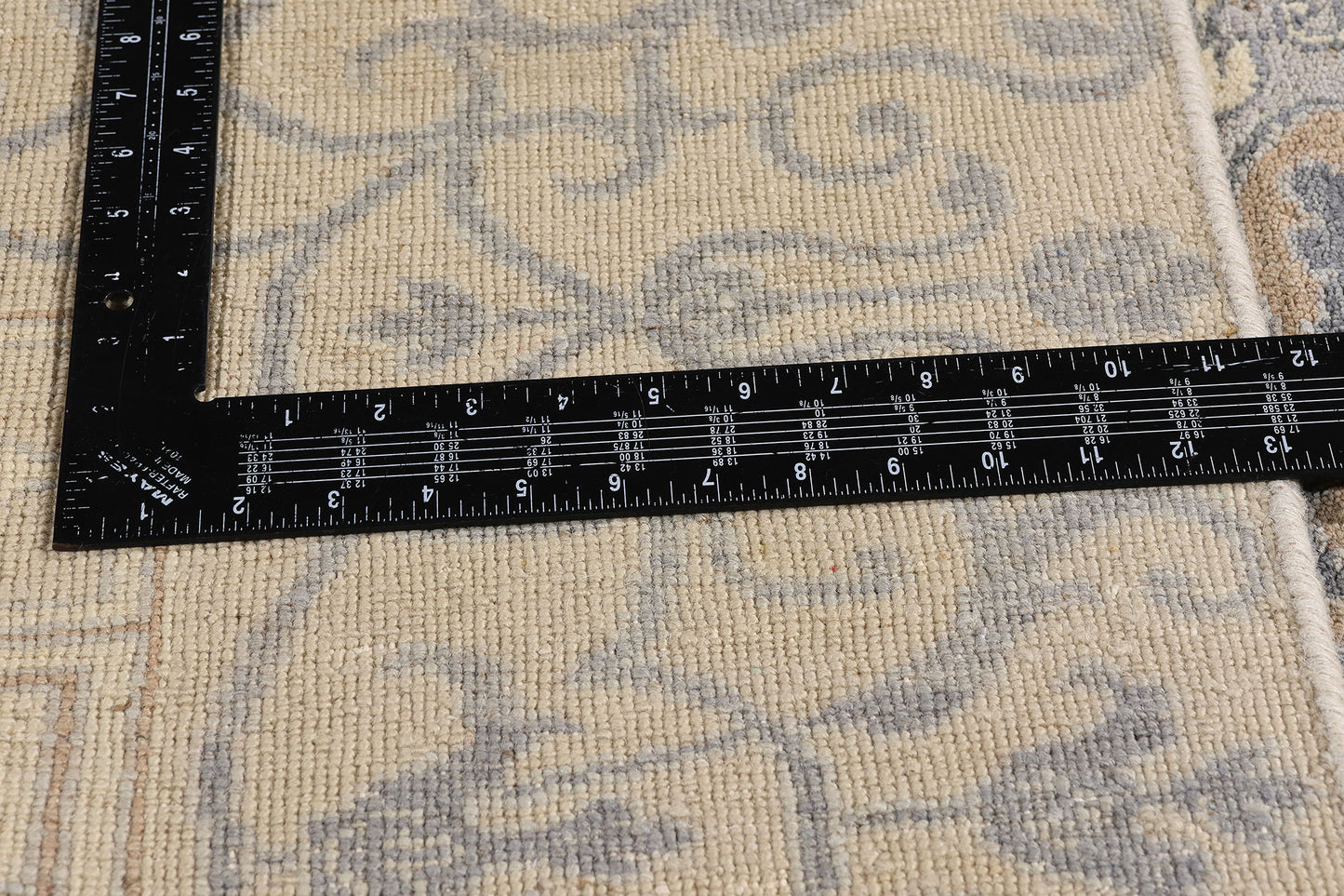 9 x 11 Earth-Tone Modern Indian Khotan Rug 30341