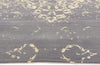 7 x 10 Silver Lace Modern Gray Damask Rug 31142