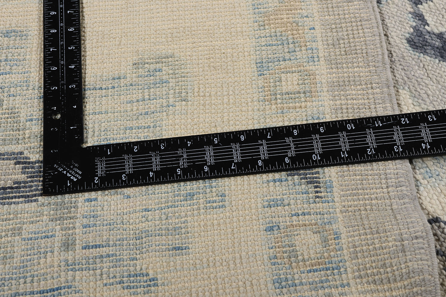 12 x 16 Modern Gray Turkish Oushak Rug 54014