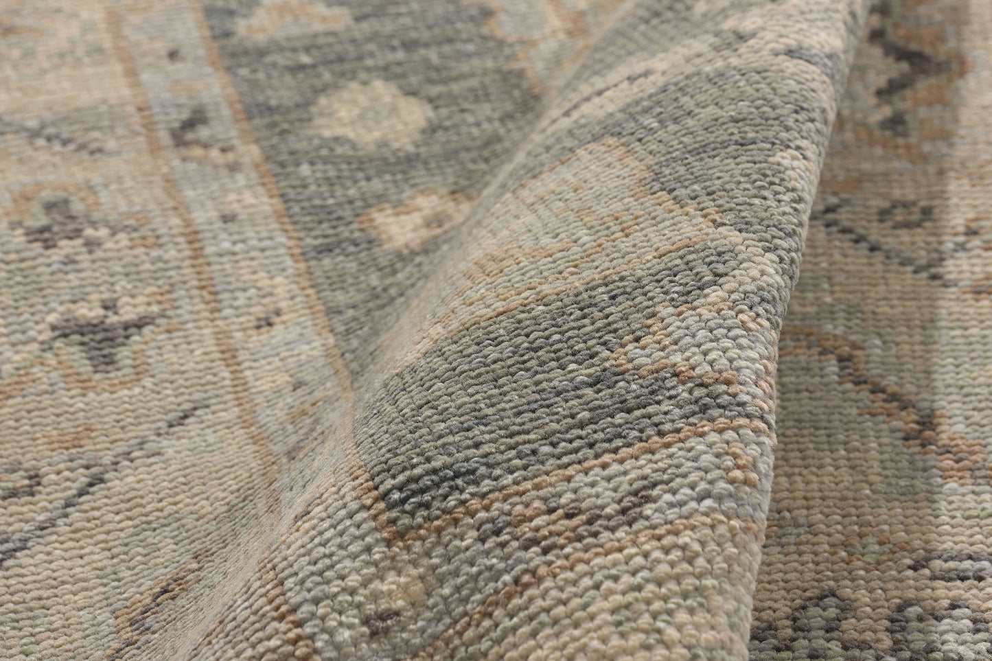 3 x 4 Gray Modern Turkish Oushak Rug 54021