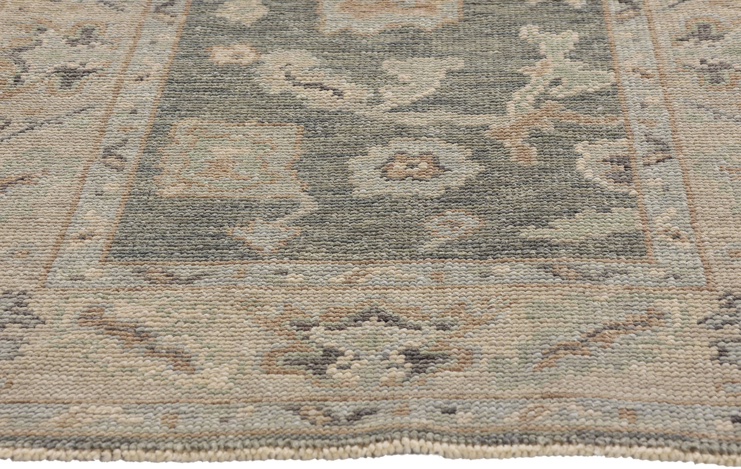 3 x 4 Gray Modern Turkish Oushak Rug 54021