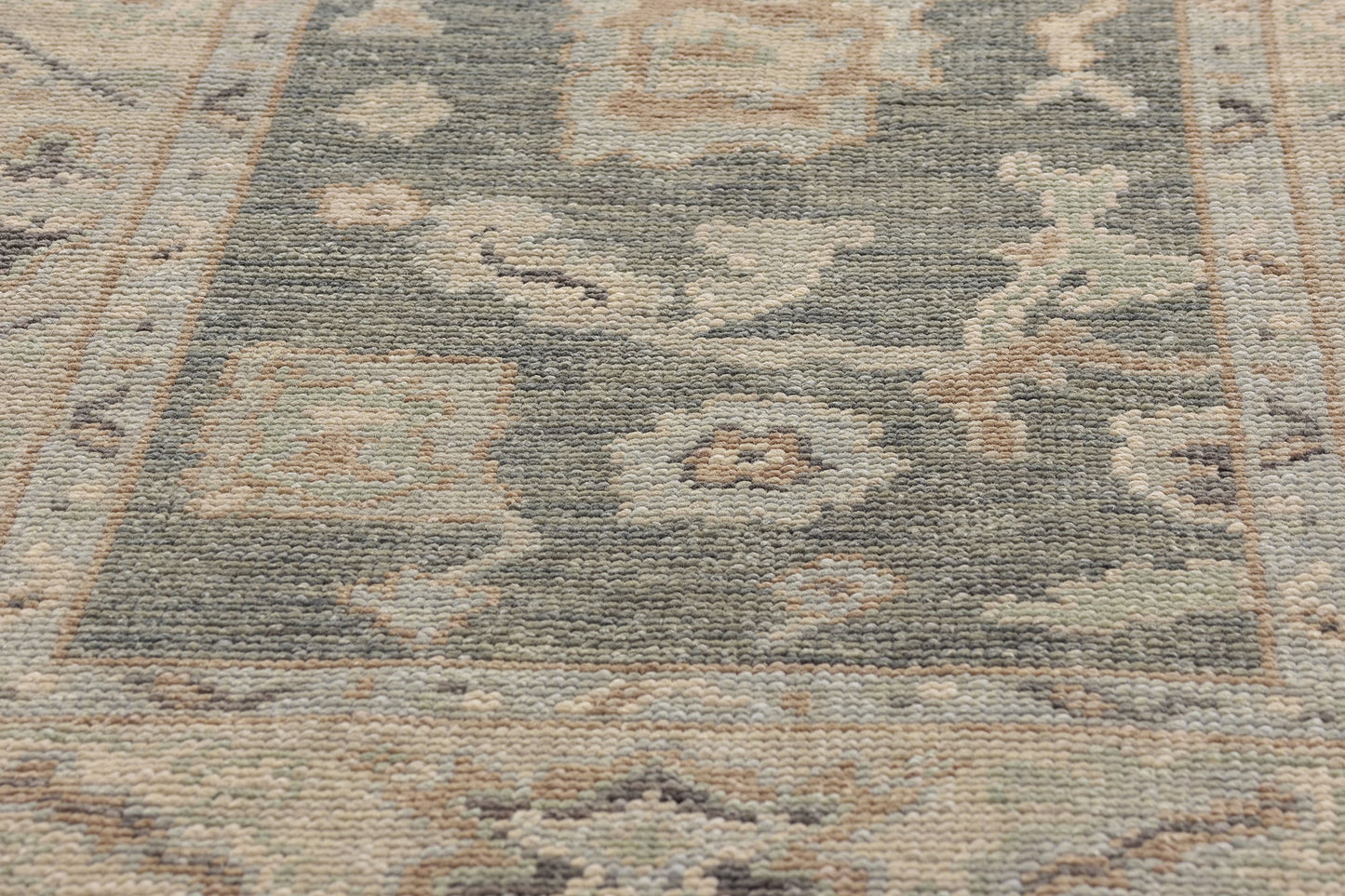 3 x 4 Gray Modern Turkish Oushak Rug 54021