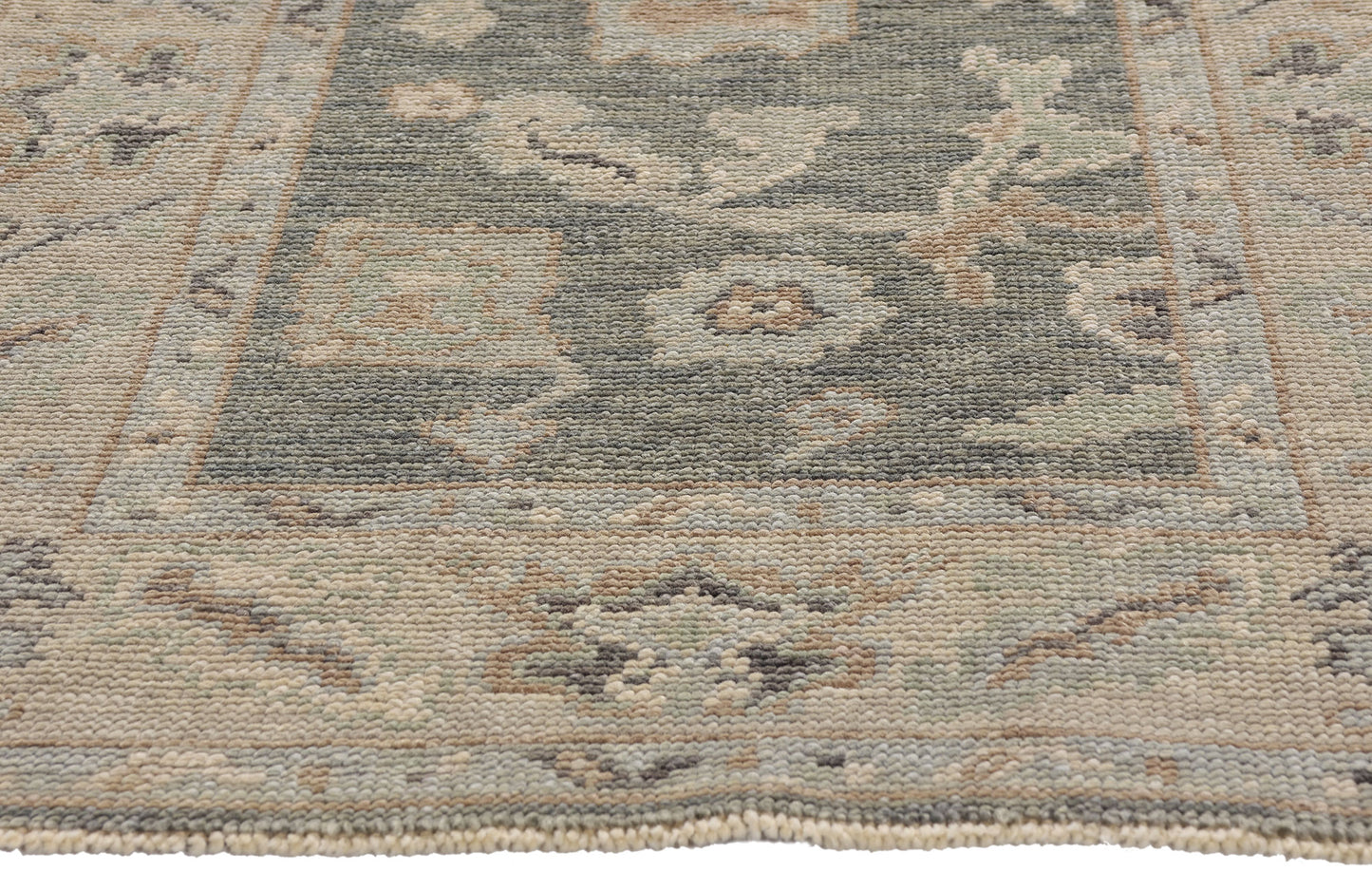 3 x 4 Gray Modern Turkish Oushak Rug 54022
