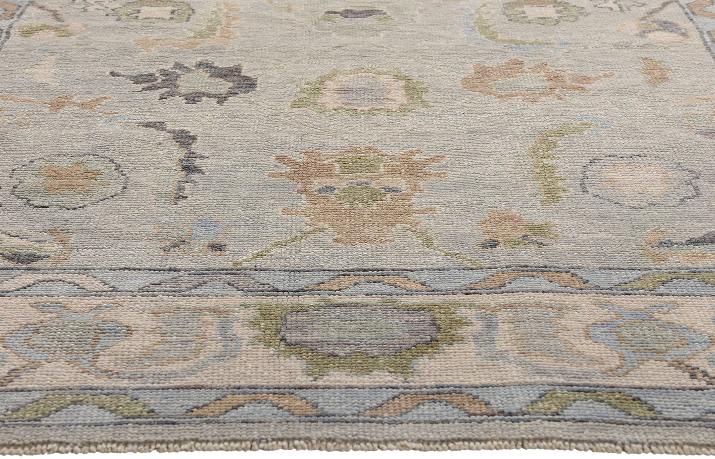 6 x 9 Gray Modern Turkish Oushak Rug 54024