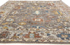 9 x 12 Modern Gray Oushak Soumak Rug 81163