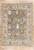 9 x 12 Modern Gray Oushak Soumak Rug 81163