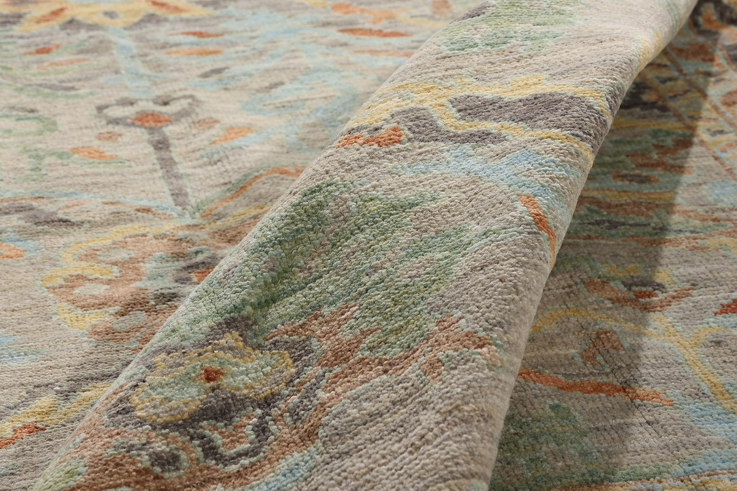 10 x 14 Gray Modern Pakistani Sultanabad Rug 81170
